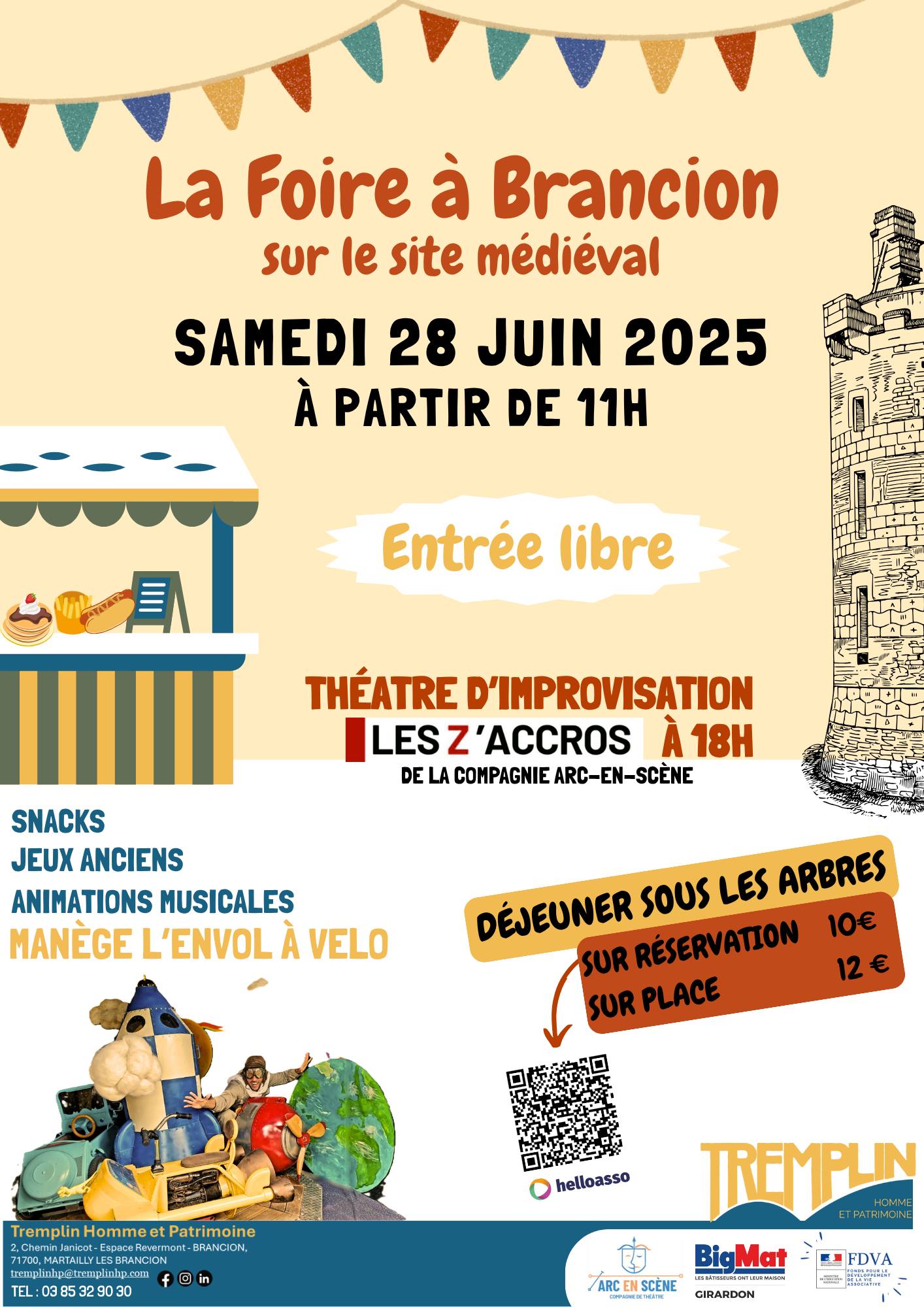 Affiche Foire à Brancion