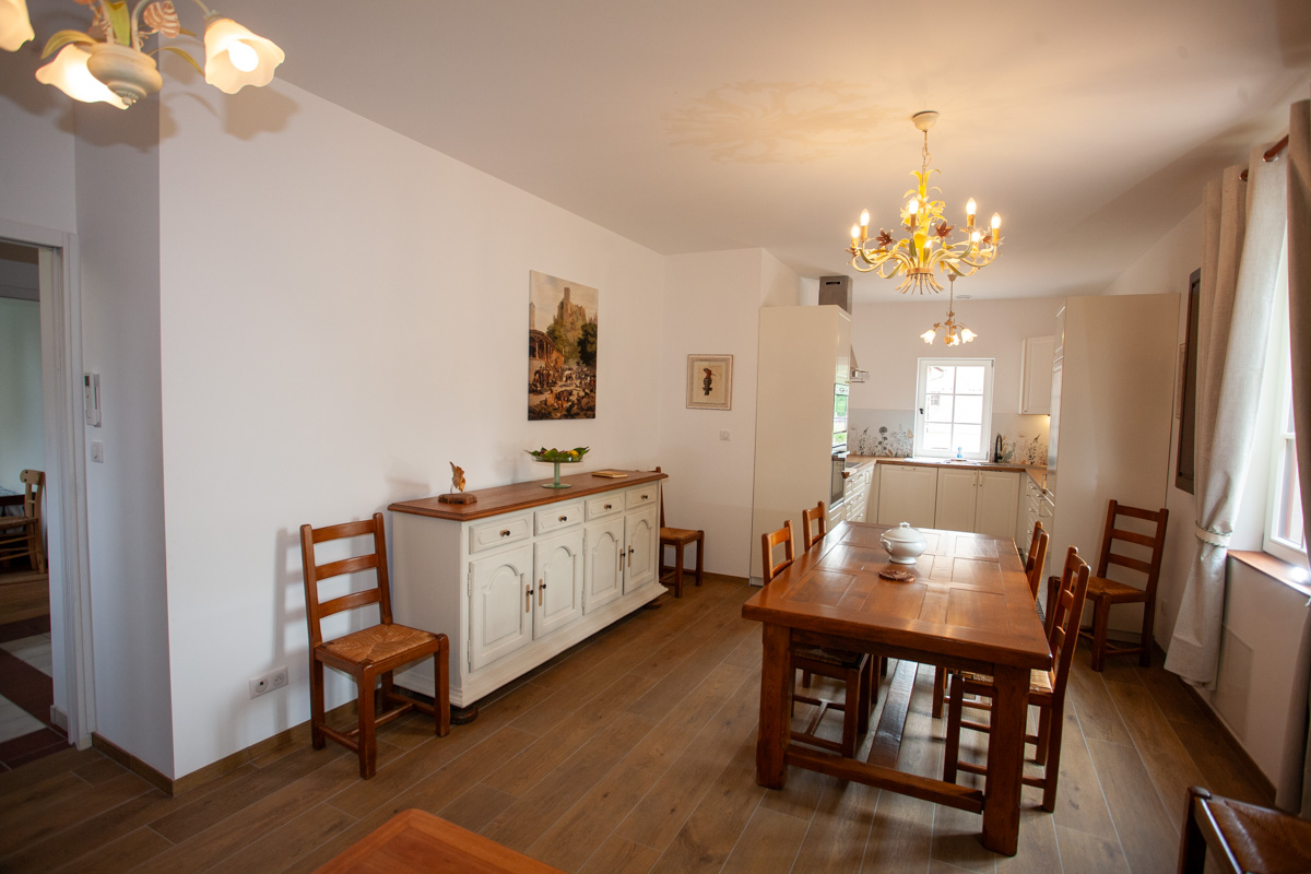 Wohnbereich des Gîte Passart in Brancion