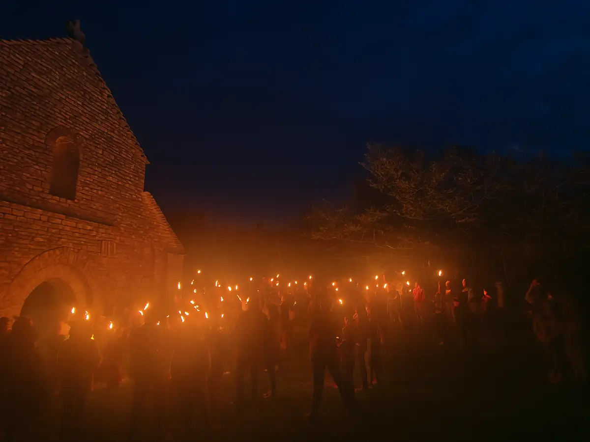 descente aux flambeaux