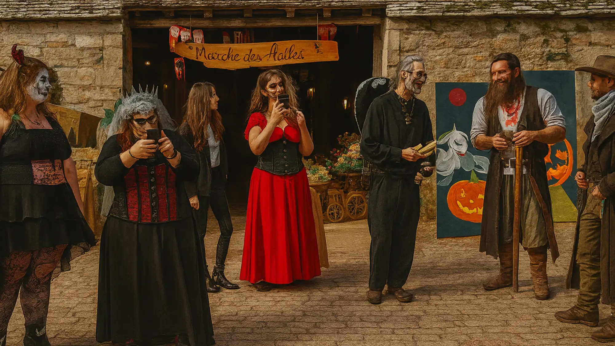 Défilé costumé devant le château – 2024