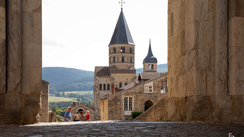 Centre historique de Cluny, maisons et vestiges de l’abbaye