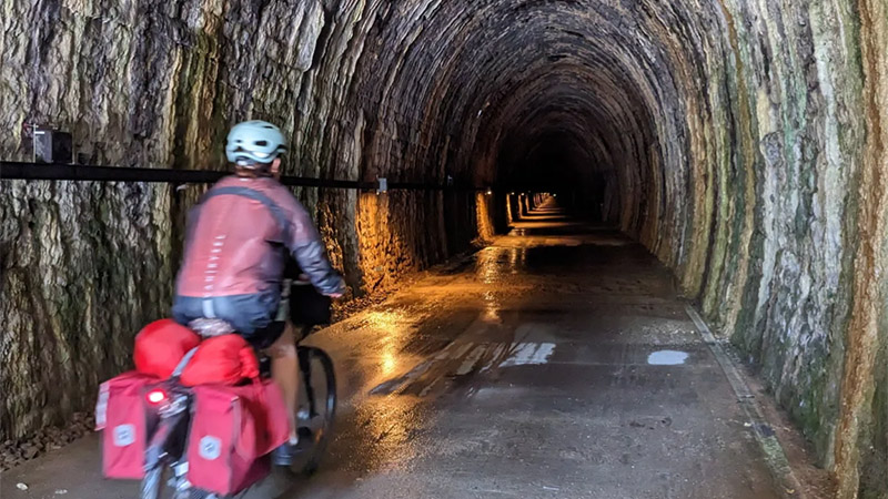 Tunnel du Bois-Clair sur la Voie Verte