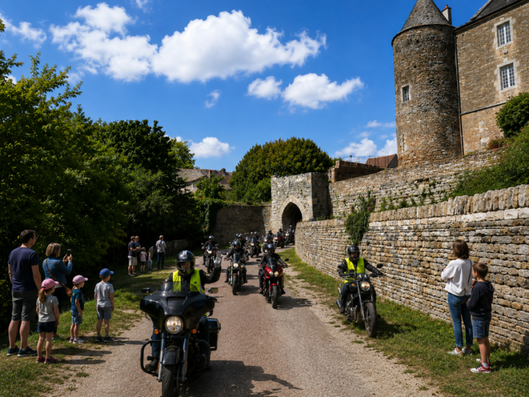 Journée moto solidaire à Brancion